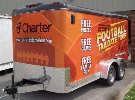 Charter Media's trailer AFTER wrap