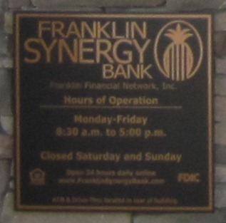 faux bronze plaque 12-Point SignWorks