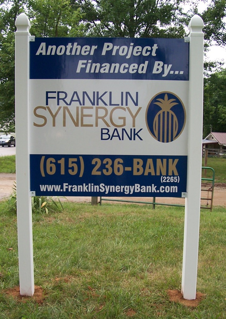 Franklin TN commercial outdoor post and panel signs