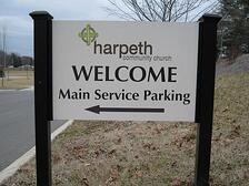 Harpeth Community Church Franklin TN campus directional signage