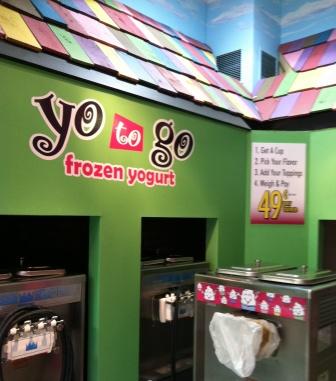 custom vinyl letters yogurt shop