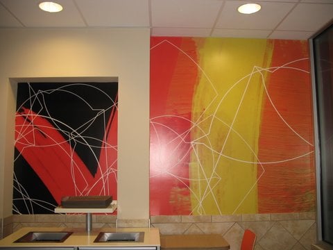 Custom wall wrap design graphics