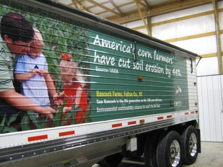 Kentucky Corn Growers Association, Trailer Wraps, 12 point signworks, Trailer Graphics, Trailer Wrap, Vehicle Wraps, Vehicle Graphics Installers, custom wrap
