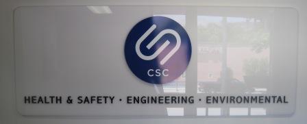 Custom acrylic company logo sign