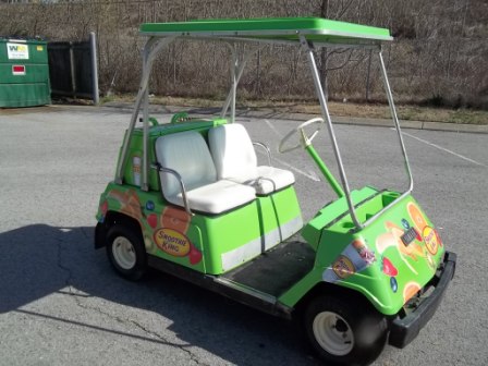 Golf Cart Wrap, vehicle wrap, custom vehicle wrap, 12 point signworks