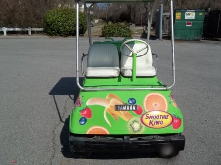 Golf Cart Wrap, vehicle wrap, custom vehicle wrap, 12 point signworks