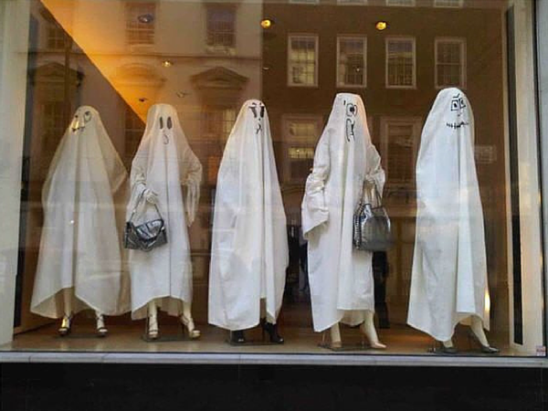 Halloween Retail Window Displays