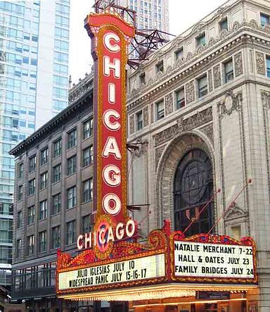 The Chicago Theater sign and marquee. 12-Point SignWorks