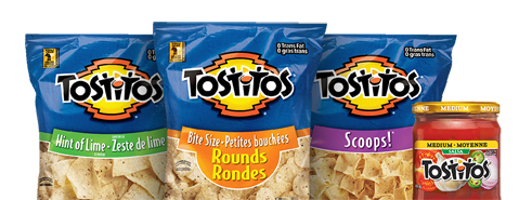 Chips and salsa appear in the Tostitos logo. 12-Point SignWorks