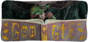 The Google doodle for Halloween 2013. 12-Point SignWorks