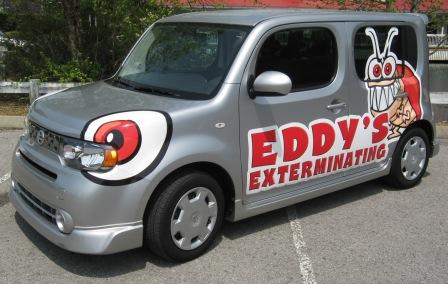 partial car wrap for ad agency commercial film
