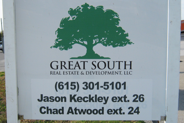 Exterior signage for Great South Real Estate Development. 12-Point SignWorks