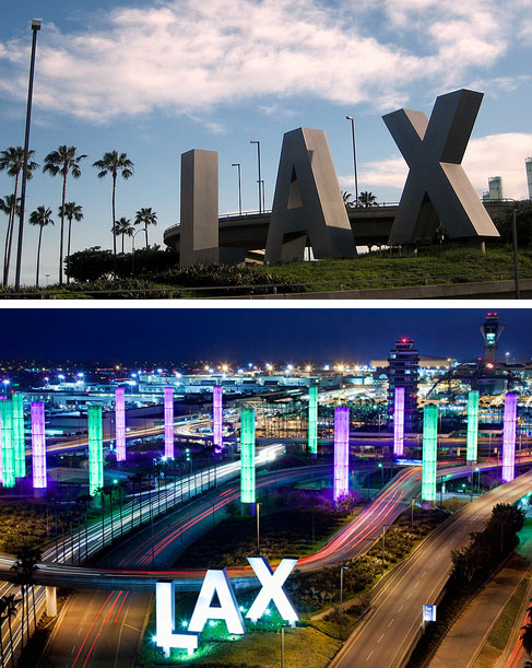 Iconic LAX airport signage. 12-Point SignWorks