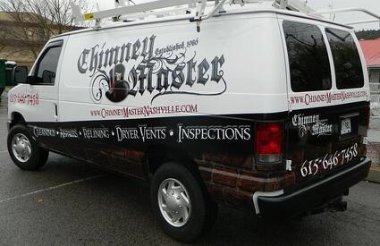 Chimney Master service van wrap fleet graphics
