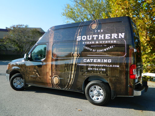 catering van wrap