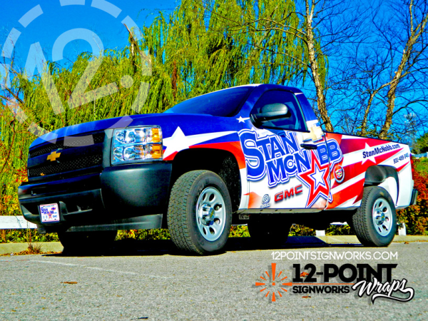 Truck Wrap for Stan Mcnabb