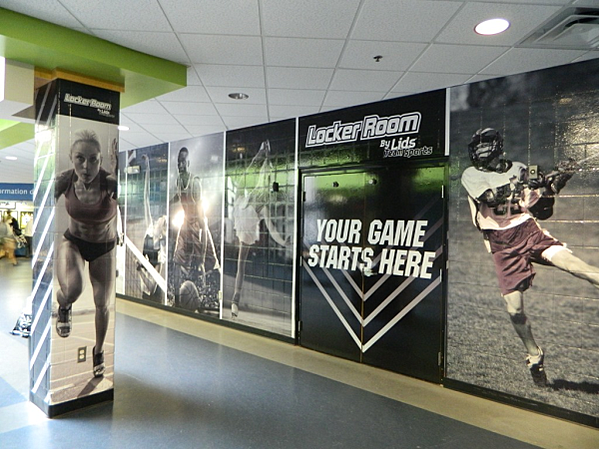 Sports Wall Mural for LIDS by 12-Point SignWorks