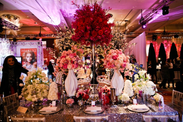 Florist display at Wedluxe