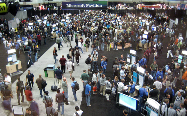 Picture of Expo floor by Adam Kinney via Flickr