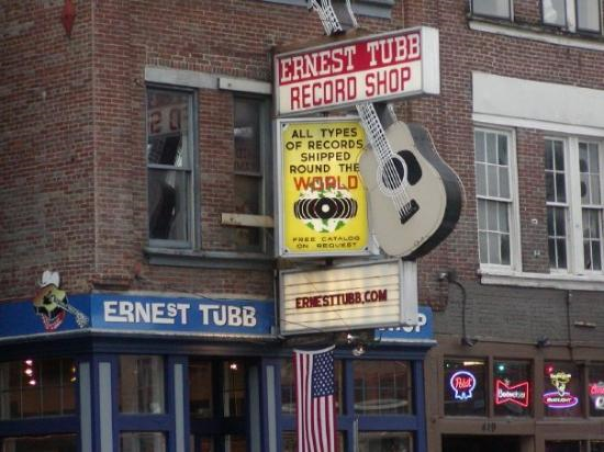 Iconic Signage: Ernest Tubb Record Store, downtown Nashville