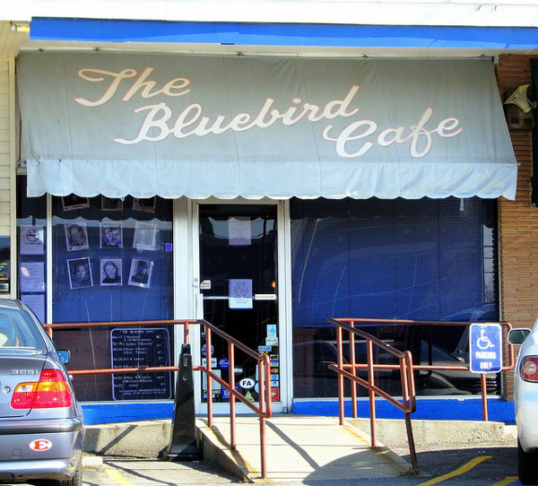Iconic Signage: The Bluebird Cafe, Nashville, TN