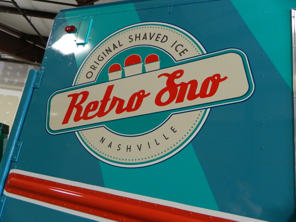 New food truck wrap for Retro Sno in Nashville, TN. 12-Point SignWorks