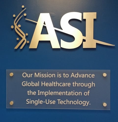 ASI added their mission statement to the dimensional logo sign. 12-Point SignWorks
