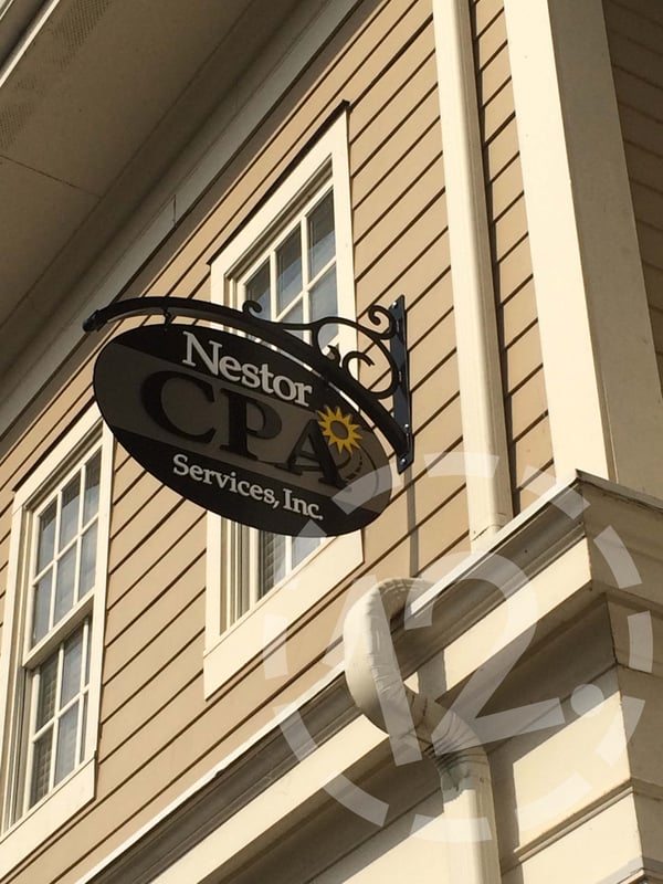 Nestor CPA Building Signage in Westhaven, Franklin, TN
