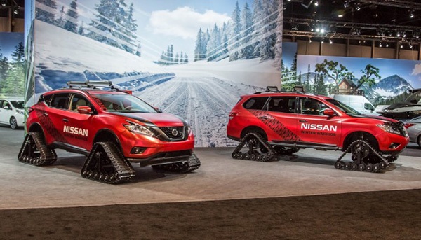 Nissan Winter Warrior concept cars at the Chicago Auto Show. Photo courtesy of Car and Driver. 12-Point SignWorks - Franklin, TN