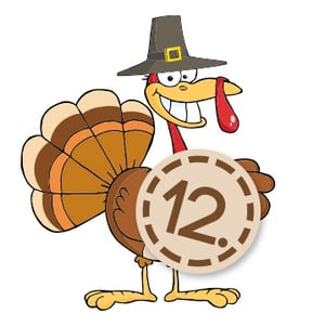 12-Point SignWorks turkey for Thanksgiving.