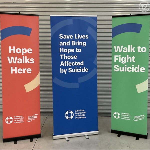 Custom Banners for American Foundation for Suicide Prevention